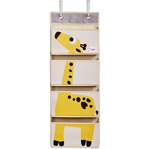 3 Sprouts Wandaufbewahrung Giraffe, 94 x 33 cm gelb