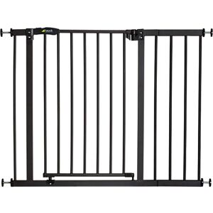 hauck Tür-und Treppenschutzgitter Close`n Stop, 75 - 102cm inkl. 21cm Verlängerung, schwarz