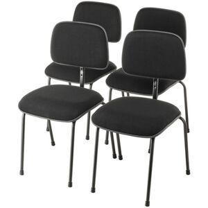 Roadworx Orchestra Chair 4pc Schwarz