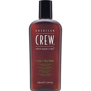 American Crew Haarpflege Hair & Body 3-in-1 Tea Tree Refreshing Shampoo, Conditioner and Body Wash