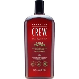 American Crew Haarpflege Hair & Body 3-in-1 Tea Tree Refreshing Shampoo, Conditioner and Body Wash