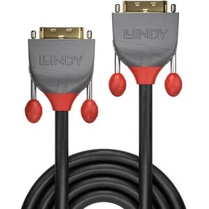 Lindy 36223 DVI-D Dual Link Kabel, 3.0m, Anthra Line