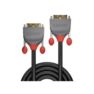 Lindy 36226 DVI-D Dual Link Kabel, 10.0m, Anthra Line