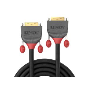 Lindy 36242 DVI-D Single Link Kabel, 20.0m, Anthra Line