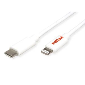 Roline Lightning Kabel, 1.0m, Lightning male / USB C male