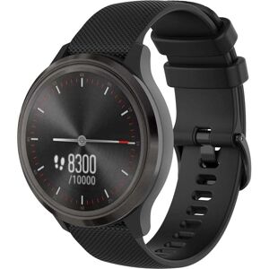 MOBILCOVERS.DK Universal Smartwatch Silikone Rem (20mm) - Sort