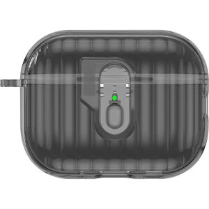 MOBILCOVERS.DK Apple AirPods Pro (3. gen.) Hybrid Plast Cover - Gennemsigtig / Sort