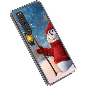 MOBILCOVERS.DK Sony Xperia 5 IV Fleksibelt Plast Jule Cover - Snemand