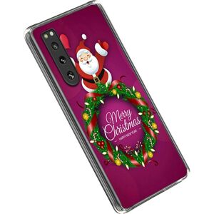 MOBILCOVERS.DK Sony Xperia 5 IV Fleksibelt Plast Jule Cover - Julemand