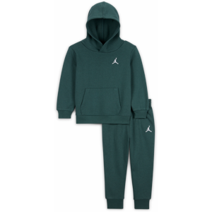 Jordan MJ Brooklyn Fleece-pullover-hættetrøjesæt i to dele til babyer (12-24 M) - grøn grøn 24M