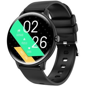 Smartwatch med EKG, pulsmåler, blodtryksmåler, søvntracker og skridttæller Black