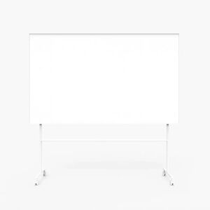 Lintex ONE Mobilt Whiteboard - på hjul, Farve Hvid, Størrelse B200 x H120 cm