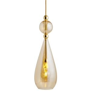 Ebb & Flow Smykke Pendant Lamp L Ø: 18 cm - Golden Smoke/Gold