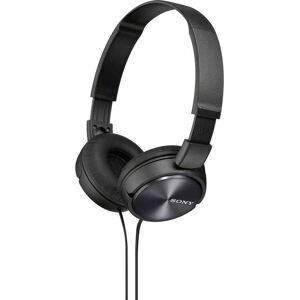 Sony MDR-ZX310 On Ear hovedtelefoner kabelbundet Sort Kan foldes sammen