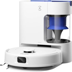 ECOVACS YDLX11-31EC Robotstøvsuger og -gulvvasker Hvid Uden pose, App-styret, Talestyret, Kompatibel med Amazon Alexa, kompatibel med Google Home