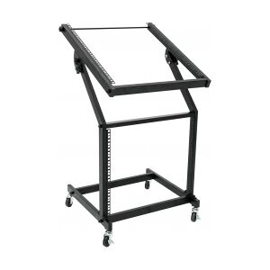 Omnitronic Rack Stand 12U/10U adjustable on Wheels TILBUD justerbar hjul stå på