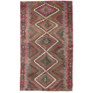Anudada a mano . Origen: Turkey Kilim Vintage Turquía Alfombra 180x310
