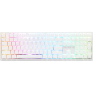 Ducky Teclado Mecânico Zero 6108 100% Pure White RGB Tri-Mode Connect MX2A-Silver (ES)