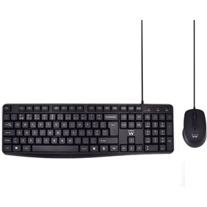 Ewent Teclado + Ratón PT Negro