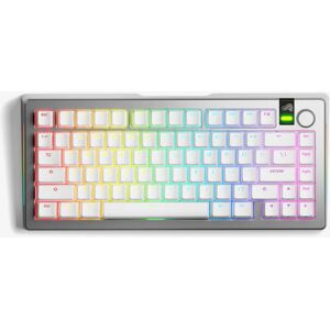 Glorious Teclado Mecânico GMMK 3 Pro Wireless 75% Prateado - Fox Switch (US)
