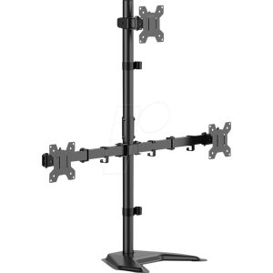 LOGILINK BP0219 - Soporte para monitor, 3 pantallas, 27" - 32", 376 mm, independie