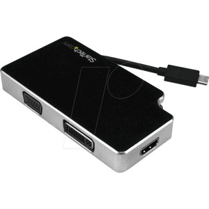 STARTECH.COM ST CDPVGDVHDB - ADAPTER 3-IN-1 USB-C > VGA, DVI, HDMI, 4K