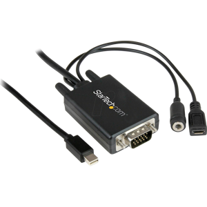 STARTECH.COM ST MDP2VGAAMM3M - Cable, MDP macho > VGA macho, audio, 3,0 m..
