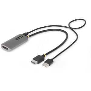 STARTECH.COM ST 148B-HDMI-DP - Adaptador DisplayPort DP a HDMI, 8K, 0,30 m