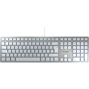 CHERRY JK-1610US - Teclado, Mac, cable, slim, diseño: US