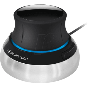3DCONNEXION 3DX SPACE MOUSEC - Ratón 3D (mouse), USB, SpaceMouse Compact