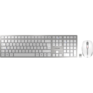 CHERRY JD-9100DE-1 - Conjunto teclado/ratón, Bluetooth/radio, disposició
