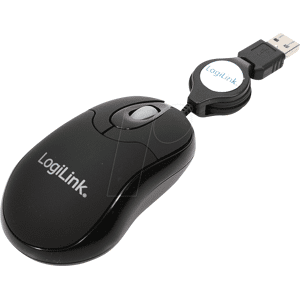 LOGILINK ID0016 - Ratón (ratón), cable, USB, con entrada de cable, n
