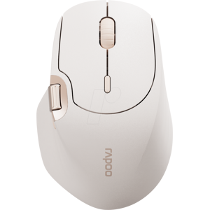 RAPOO MT560 WS - Ratón (ratón), Bluetooth/radio, blanco/marró