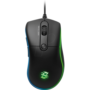 SHARKOON SHARK SGM2 - Ratón para juegos (ratón), USB, RGB, negro