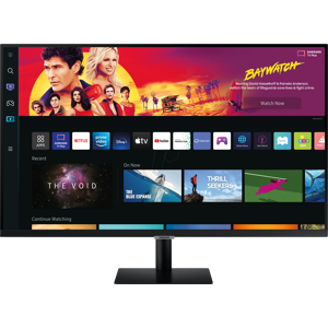 SAMSUNG SM S32BM700UP - Monitor inteligente de 80 cm, 4K, USB, WLAN/BT, altavoces