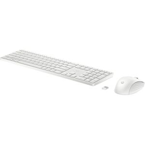 HP Combo de teclado + ratón inalámbricos 650 Blanco. Blanco