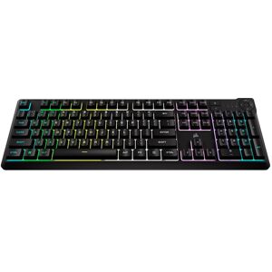 Teclado Gaming Corsair K55 Core con retroiluminación RGB. Negro