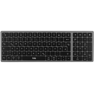 TNB Teclado Bluetooth recargable ultrafino T'nB Qwerty (ES). Gris