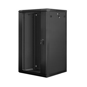Lanberg WF01-6622-10B - 22U Bastidor de pared - Negro