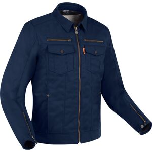 Segura Patrol Chaqueta textil impermeable para motocicleta - Azul (2XL)