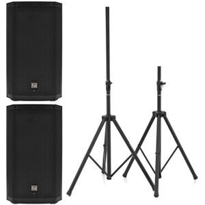 EV ZLX 12P G2 Stereo Stand Bundle Negro
