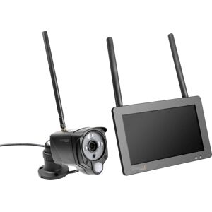 Technaxx Kit Caméra de Surveillance WiFi Extérieur avec Ecran