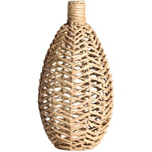 Kodu Bouteille en rotin marron 21x21x42 cm