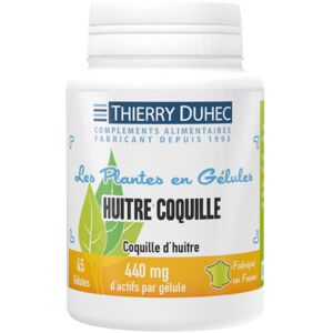 Thierry Duhec Huitre coquille 440 mg : Conditionnement - 45 gélules