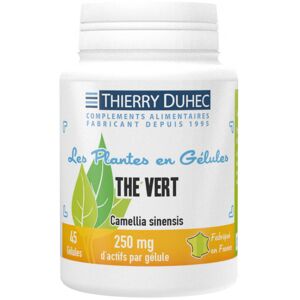 Thierry Duhec Thé vert 250 mg : Conditionnement - 45 gélules