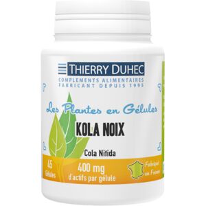 Thierry Duhec Kola noix 400 mg : Conditionnement - 180 gélules