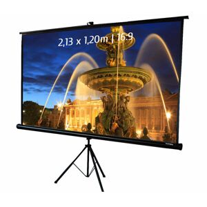 Kimex International Ecran de projection trépied - 2,13m x 1,20m 16:9