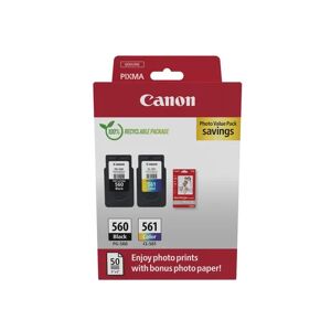 Canon Pack Noire + Couleur - CRG PG-560/CL-561 PVP