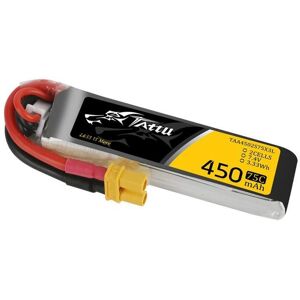 Tattu Gens Ace Batterie Lipo FPV Tattu 450mAh 7.4V 2S1P 75C avec XT30 Long
