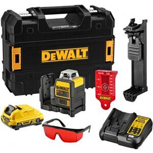 DeWALT DCE0811D1R Laser croix 2x360° XR (10,8V/1x2,0 Ah) Tstak